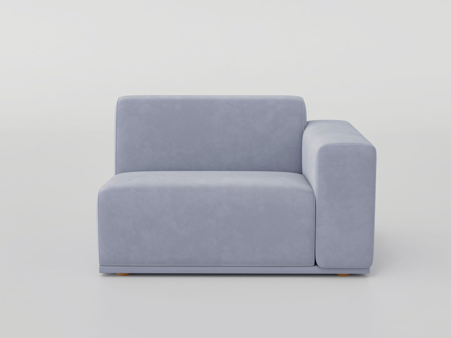 DOFF Modular Sofa - Light Grey Velvet